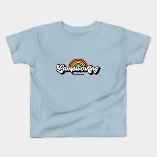 Groovy Rainbow Lampworking Enthusiast Kids T-Shirt